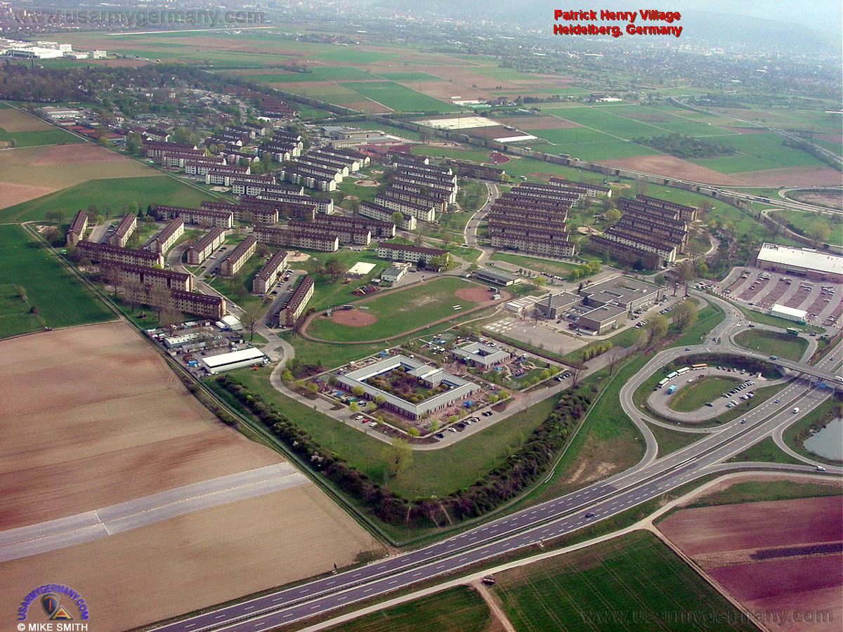 Usareur aerial photos heidelberg housing